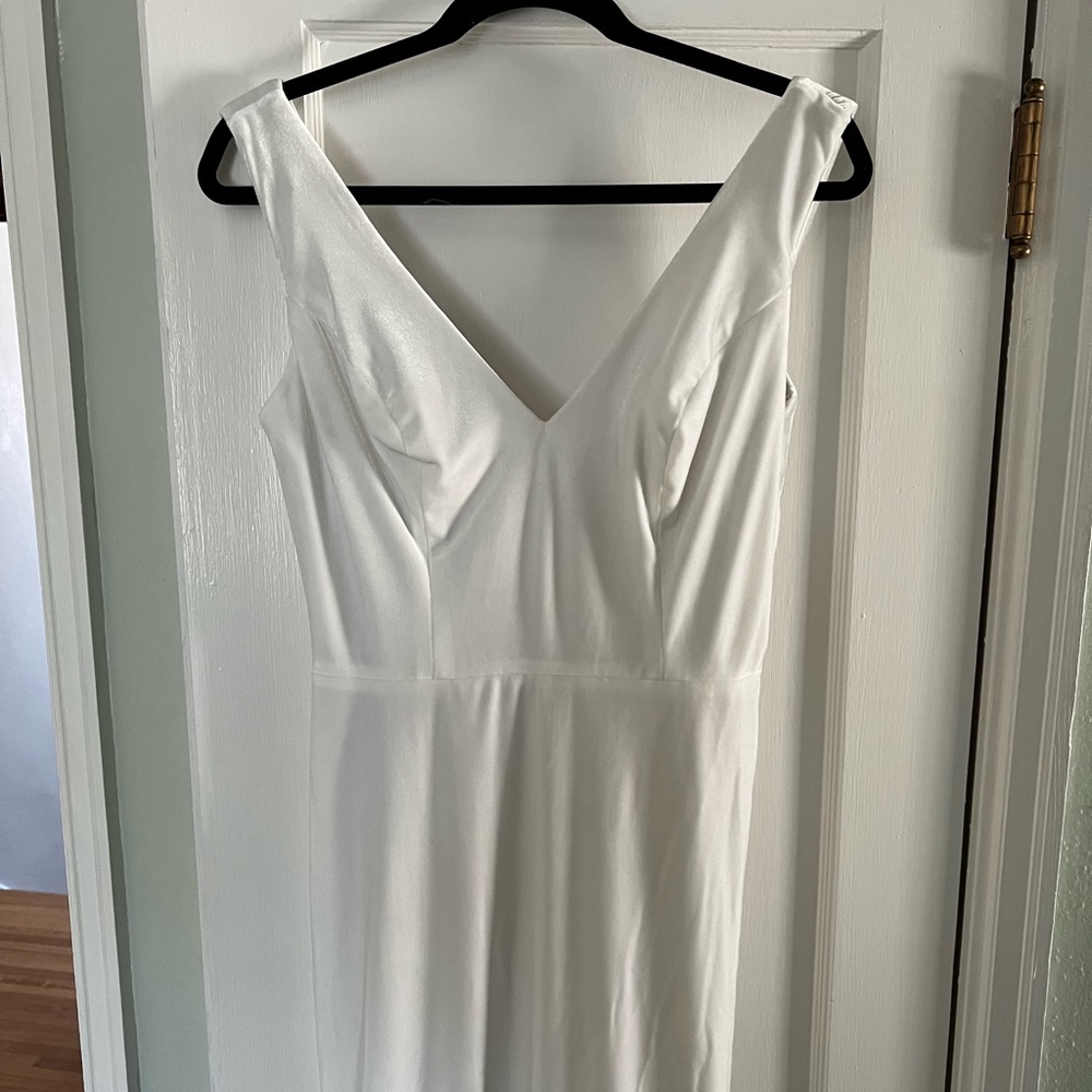 White Revelry Dakota Dress in Velvet
